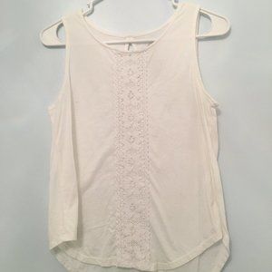 White Wonder Nation LG 10/12 Plus Girls White Top